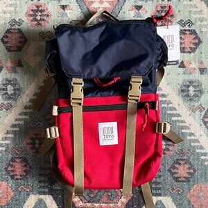 NWT Topo Designs - Rover Pack Classic (Navy/Red) Backpack